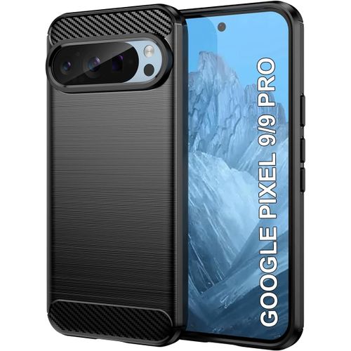 Coque Pour Google Pixel 9/ Google Pixel 9 Pro 5g Cover, Etui Souple Flexible En Premium Tpu, Antichoc, Anti-Dérapante Pour Google Pixel 9/ Google Pixel 9 Pro-Noir