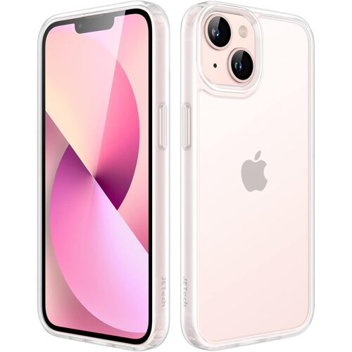 KALANKA-Coque Mat pour iPhone 13 6,1 Pouces, Protection Antichoc Qualité Militaire, Étui Housse Arrière Translucide Givrée, Anti-Empreintes Digitales (Translucide)
