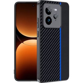 Sjzg-Coque Pour Realme Gt 7 Pro 5g Cover, Etui Souple Flexible En Premium Fibre De Carbone Tpu Case, Antichoc, Anti-Dérapante Pour Realme Gt7 Pro 5g -Noir
