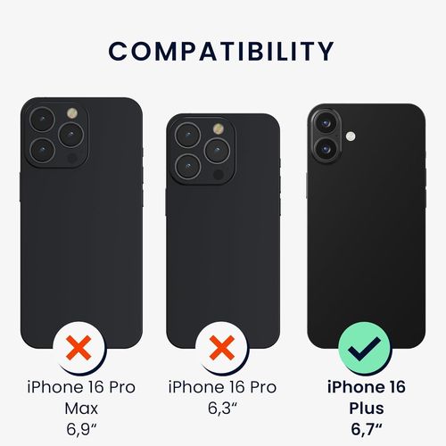 Tianyi-Housse Compatible Avec Apple Iphone 16 Plus Coque - Housse De Téléphone Protection Souple En Tpu Silicone - Orange Fruitée
