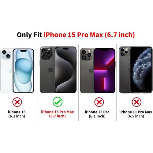 KALANKA-Transparente Coque pour iPhone 15 Pro Max, Fleur Aesthetic Motif Étui Mignon Design Housse pour Filles, Silicone Cover Antichoc Anti-Rayures Protection Case pour iPhone 15Pro Max 6,7"", Bleue