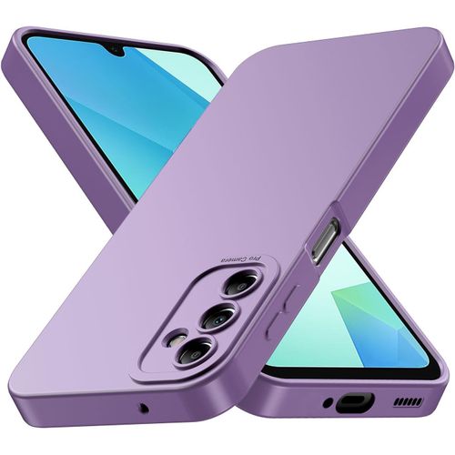 Coque Pour Samsung Galaxy A16 5g, Coque Samsung A16, Housse Etui De Protection En Silicone Souple,Cover Antichoc Avec Protege De Camera,Compatible Avec Tpu (Violet, Samsung A16 4g / 5g)