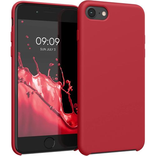 Housse Compatible Avec Apple Iphone Se (2022) / Iphone Se (2020) / Iphone 8 / Iphone 7 Coque - Housse De Téléphone Protection Souple En Tpu Silicone - Rouge Classique