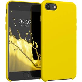 Housse Compatible Avec Apple Iphone Se (2022) / Iphone Se (2020) / Iphone 8 / Iphone 7 Coque - Housse De Téléphone Protection Souple En Tpu Silicone - Jaune Radieux[Pop946150]