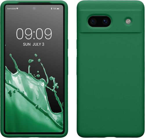Housse Compatible Avec Google Pixel 7A Coque - Housse De Téléphone Protection Souple En Tpu Silicone - Vert Vif[POP941428]