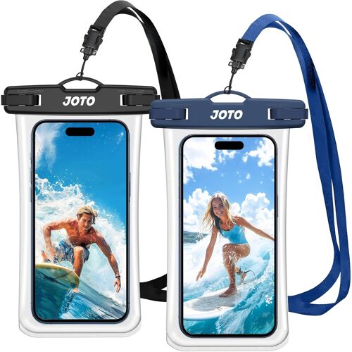 2 Waterproof Smartphone Pouches Ipx8 Certified Iphone 16/15/14/13/12/11 Plus Pro Max, Redmi Note 13/13 Pro 12 A3, Galaxy A15 A35 A25 A54 A55, Waterproof Case Up To 7 Inches