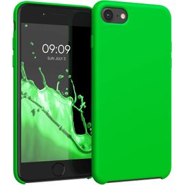 Housse Compatible Avec Apple Iphone Se (2022) / Iphone Se (2020) / Iphone 8 / Iphone 7 Coque - Housse De Téléphone Protection Souple En Tpu Silicone - Vert Fuchsia[Pop946170]
