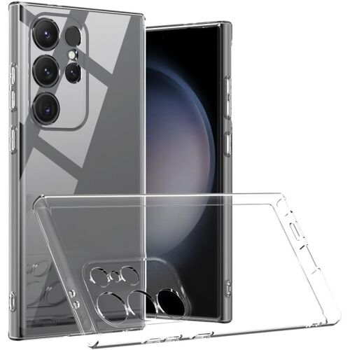 Coque Samsung S25 Ultra, Coque Transparente en Silicone TPU Souple, Mince, Antichoc Anti-Rayures, Protection Appareil Photo, Anti-jaunissement, Flexible pour Coque S25 Ultra Samsung