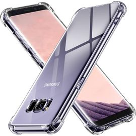 Kal-Coque Pour Samsung Galaxy S8+ / Samsung Galaxy S8 Plus, Ultra Transparent Étui De Protection En Silicone Antichoc Avec Coins Renforcés, Clair Mince Souple Tpu Bumper Housse