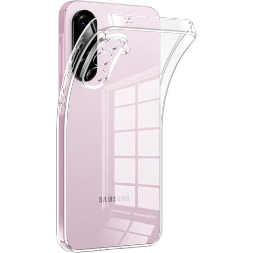 Coque Samsung Galaxy A56 Transparente, Coque Tpu En Silicone Souple Et Mince, Protection Avec Bord Surélevé Pour Écran Et Appareil Photo (Transparent)