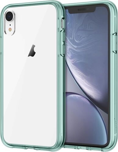 Coque pour iPhone XR, Anti-Jaunissement Housse Étui 6,1 Pouces, Transparente Anti-Chocs et Anti-Rayures (Vert Nuit)