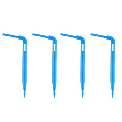 Seawang 50 pcs Bend Arrow Dripper émetteur kit d'irrigation pour serre Jardin Fixations