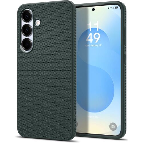 ELVORIX-Liquid Air Coque Compatible avec Samsung Galaxy S25 - Vert
