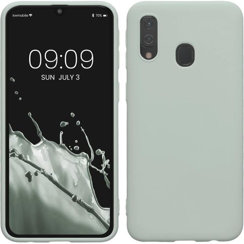 SJZG-Housse Compatible Avec Samsung Galaxy A40 Coque - Housse De Téléphone Protection Souple En Silicone - Cool Mint