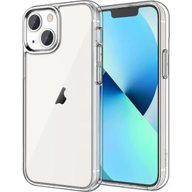 Coque Iphone 13 Mini 5,4 Pouces Anti-Jaunissement Pare-Chocs Antichoc Dos Transparent Hd Anti-Rayures Tpu+Pc Protection Écran Et Caméra Compatible Charge Sans Fil