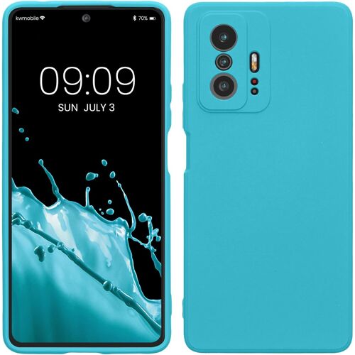 KAL-Housse Compatible Avec Xiaomi 11T / 11T Pro Coque - Housse De Téléphone Souple Et Fine En Tpu Silicone - Cool Glacier