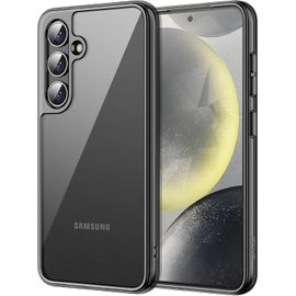 Coque Pour Samsung Galaxy S24 5G, Anti-Jaunissement Étui De Protection Antichoc, Housse Anti-Rayures Dos Pc Dur (Noir)