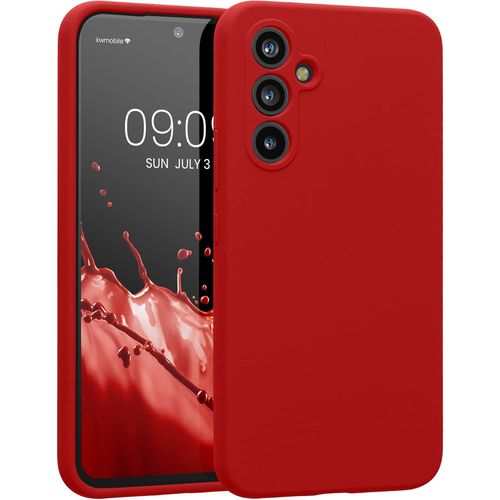 Housse Compatible Avec Samsung Galaxy A54 5g Coque - Housse De Téléphone Protection Souple En Tpu Silicone - Rouge Classique