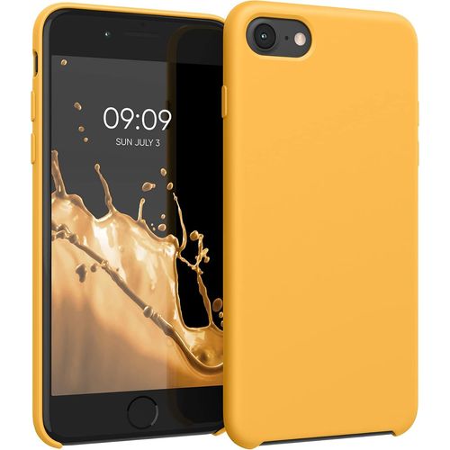 TRAHOO-Housse Compatible avec Apple iPhone SE (2022) / iPhone SE (2020) / iPhone 8 / iPhone 7 Coque - Housse de téléphone Protection Souple en TPU Silicone - Mangue