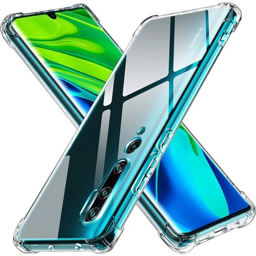 Coque Tpu Ultra-Transparente Pour Xiaomi Mi Note 10 / Mi Note 10 Pro - Slim Antichoc, Coins Renforcés, Anti-Jaunissement Et Anti-Traces
