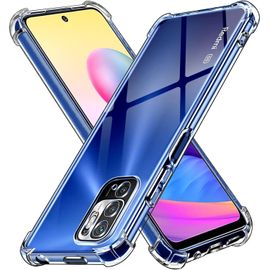 Coque Pour Xiaomi Redmi Note 10 5g / Xiaomi Poco M3 Pro 5g, Ultra Transparent Étui De Protection En Silicone Antichoc Avec Coins Renforcés, Clair Mince Souple Tpu Bumper Housse