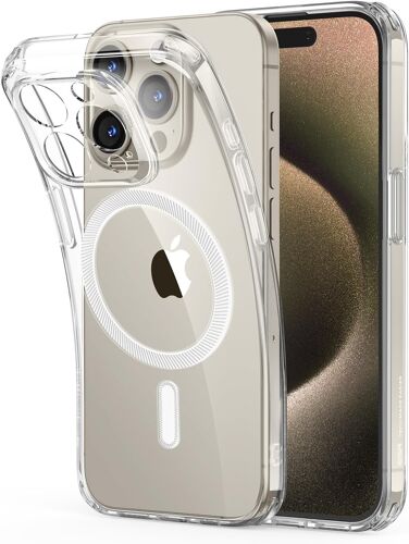Coque Pour Iphone 15 Pro Max, Compatible Avec Magsafe, Protection De Qualité Militaire, Résiste Au Jaunissement Et Aux Rayures, Coque Magnétique Pour Iphone 15 Pro Max, Série Zero,[SHJ41905368]