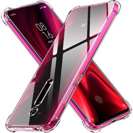 Coque Pour Xiaomi Mi 9t / Xiaomi Mi 9t Pro, Ultra Transparent Étui De Protection En Silicone Antichoc Avec Coins Renforcés, Clair Mince Souple Tpu Bumper Housse