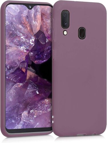 SJZG-Housse Compatible Avec Samsung Galaxy A20E Coque - Housse De Téléphone Protection Souple En Silicone - Raisin