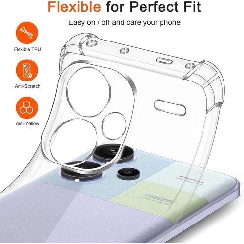 Coque Pour Xiaomi Redmi Note 13 Pro Plus 5g (Pas Pour Redmi Note 13 Pro 5g), Ultra Transparent Étui De Protection En Silicone Antichoc Avec Coins Renforcés, Clair Mince Souple Tpu Bumper Housse