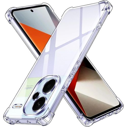 Kal-Coque Pour Xiaomi Redmi Note 13 Pro Plus 5g (Pas Pour Redmi Note 13 Pro 5g), Ultra Transparent Étui De Protection En Silicone Antichoc Avec Coins Renforcés, Clair Mince Souple Tpu Bumper Housse