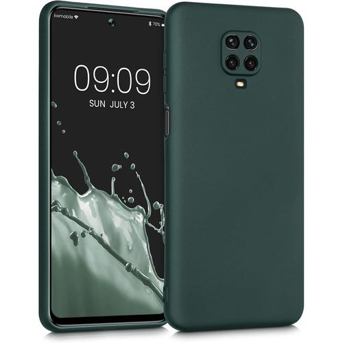 Housse Compatible Avec Xiaomi Redmi Note 9s / 9 Pro / 9 Pro Max Coque - Housse De Téléphone Protection Souple En Tpu - Pétrole Métallique