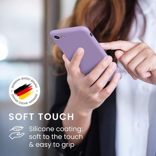 Housse Compatible Avec Apple Iphone Se (2022) / Iphone Se (2020) / Iphone 8 / Iphone 7 Coque - Housse De Téléphone Souple Et Fine En Tpu Silicone - Violet Clair