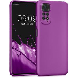 Trahoo-Housse Compatible Avec Xiaomi Redmi Note 11 / Note 11s Coque - Housse De Téléphone Protection Souple En Tpu - Violet Métallique