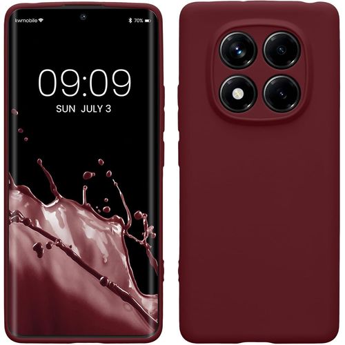 KAL-Housse Compatible Avec Xiaomi Redmi Note 9S / 9 Pro / 9 Pro Max Coque - Housse De Téléphone Protection Souple En Silicone - Rose D'Hiver