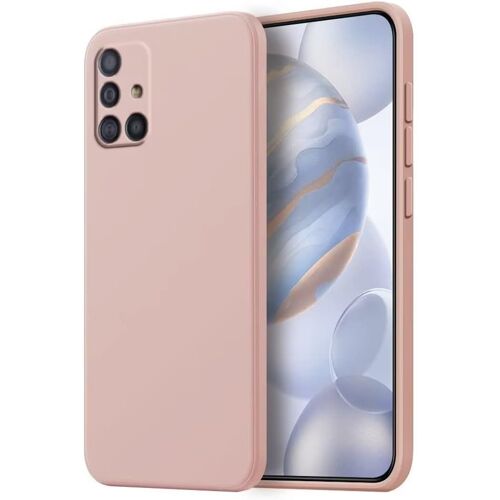 SJZG-Coque Pour Samsung Galaxy A51 4G Protection Étui, (6.5"" Inches) Liquide Tpu Silicone Case Anti Rayures Ultra Mince Souple Cover En Silicone Poudre De Sable