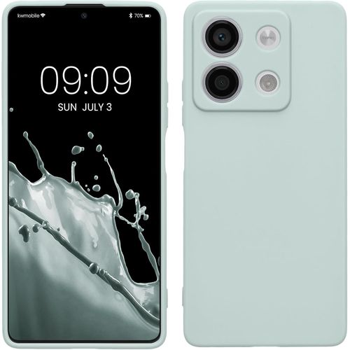 Kal-Housse Compatible Avec Xiaomi Redmi Note 13 5g Coque - Housse De Téléphone En Tpu Avec Protection Appareil Photo - Cool Mint