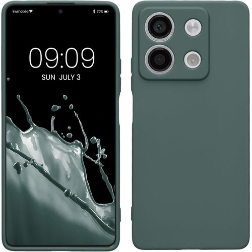 Housse Compatible Avec Xiaomi Redmi Note 13 5g Coque - Housse De Téléphone En Tpu Avec Protection Appareil Photo - Bleu Vert[Car781294]