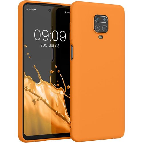 Housse Compatible Avec Xiaomi Redmi Note 9s / 9 Pro / 9 Pro Max Coque - Housse De Téléphone Protection Souple En Silicone - Orange Fruitée