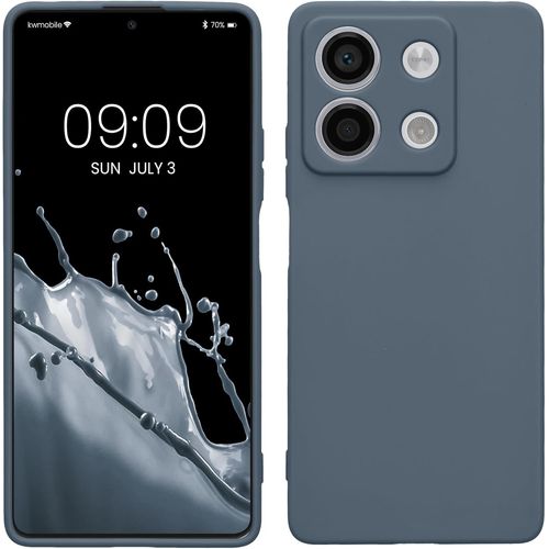 Kal-Housse Compatible Avec Xiaomi Redmi Note 13 5g Coque - Housse De Téléphone En Tpu Avec Protection Appareil Photo - Ardoise Foncée