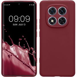 Kal-Housse Compatible Avec Xiaomi Redmi Note 14 Pro 5g / Poco X7 Coque - Housse De Téléphone En Tpu Avec Protection Appareil Photo - Bordeaux Violet