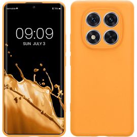 Kal-Housse Compatible Avec Xiaomi Redmi Note 14 Pro 5g / Poco X7 Coque - Housse De Téléphone En Tpu Avec Protection Appareil Photo - Orange Fruitée