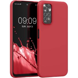 Trahoo-Housse Compatible Avec Xiaomi Redmi Note 11 / Note 11s Coque - Housse De Téléphone Protection Souple En Silicone - Rouge