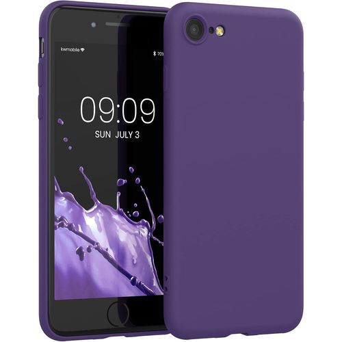 Housse Compatible Avec Apple Iphone Se (2022) / Iphone Se (2020) / Iphone 8 / Iphone 7 Coque - Housse De Téléphone Souple Et Fine En Tpu Silicone - Pourpre