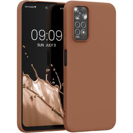 Thsds-Housse Compatible Avec Xiaomi Redmi Note 11 / Note 11s Coque - Housse De Téléphone Protection Souple En Silicone - Moka