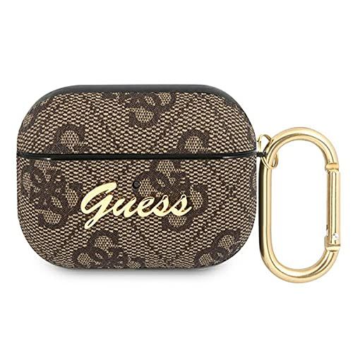 Guess Couverture 4G Script, ?tui pour ?couteurs + casque, Marron