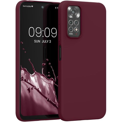 Housse Compatible Avec Xiaomi Redmi Note 11 / Note 11s Coque - Housse De Téléphone Protection Souple En Silicone - Magenta Lilas