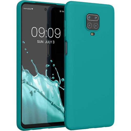 Housse Compatible Avec Xiaomi Redmi Note 9s / 9 Pro / 9 Pro Max Coque - Housse De Téléphone Protection Souple En Silicone - Pétrole Mat