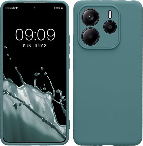 Housse Compatible avec Xiaomi Redmi Note 14 5G (Pas pour 4G) Coque - Housse de téléphone en TPU avec Protection Appareil Photo - Arctic Night