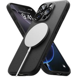 SJZG-Coque Compatible Avec Iphone 16 Pro Max [Onyx Magnetic] Magnétique Antidérapant Antichoc Protection Flexible Ultra Fine Souple Bumper Durable Étui Iphone 16 Pro Max Case Accessoires - Black