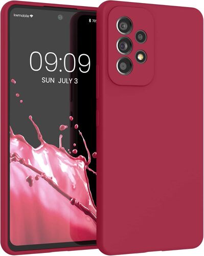 Housse Compatible avec Samsung Galaxy A53 5G Coque - Housse de téléphone Protection Souple en TPU Silicone - Sweet Cherry